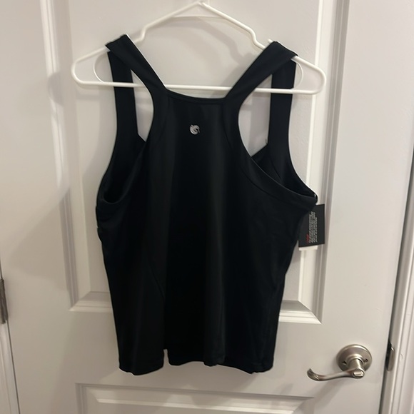 Inmotion In Motion Halter Tank Top Shirt black new Womens Size XL - Picture 6 of 6
